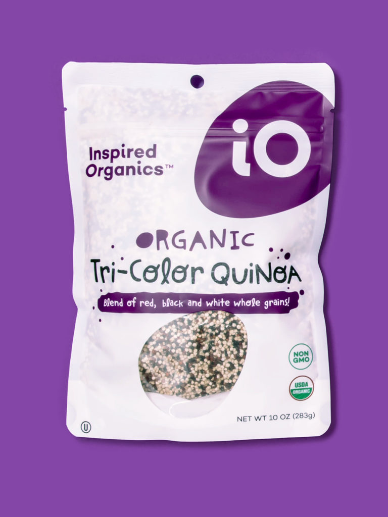 Inspired Organics Quinoa Packaging Design