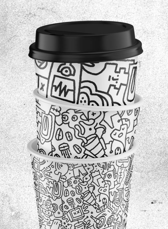 Dozer Coffee Cups