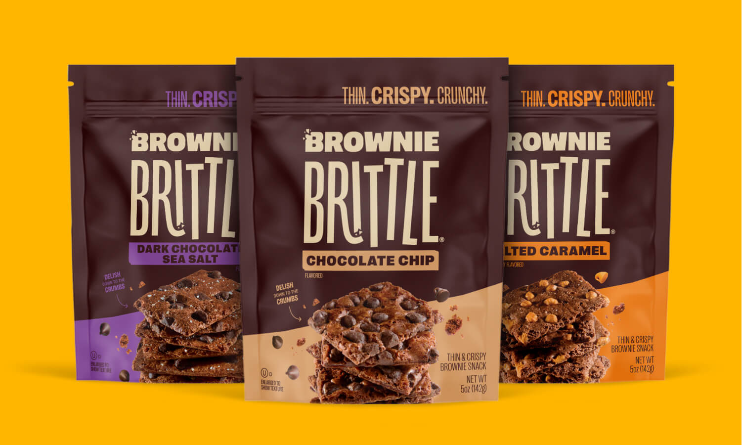 Brownie Brittle main packaging