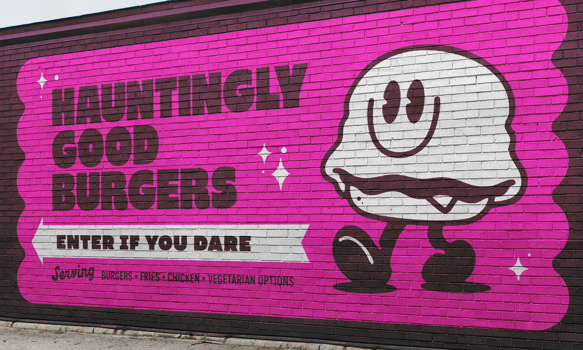 Little Ghost mural